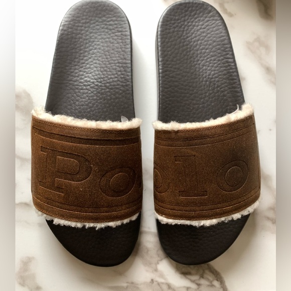 Polo Ralph Lauren Other - 🎈HOST PICK🎈Men’s Polo Ralph Lauren Suede Slides Sandals Flip Flops
